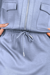 Mina Skirt 35" Light Blue