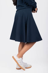 Mina Swing Skirt 23" Navy