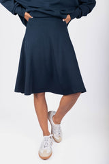 Mina Swing Skirt 23" Navy