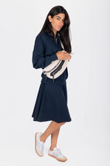 Mina Swing Skirt 23" Navy