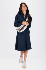 Mina Swing Skirt 23" Navy