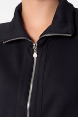 Mina Zip Up Jacket Black