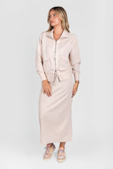Mina Skirt 35" Stone