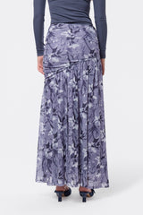 Miri Skirt Black Pattern
