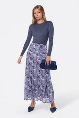 Miri Skirt Black Pattern