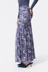 Miri Skirt Black Pattern