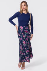 Natalia Skirt Black Ground