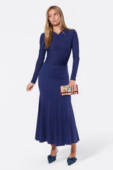 Natalia Skirt Navy Solid