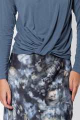Olly Top Slate Green