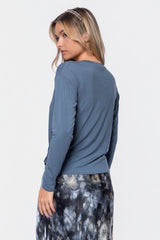 Olly Top Slate Green