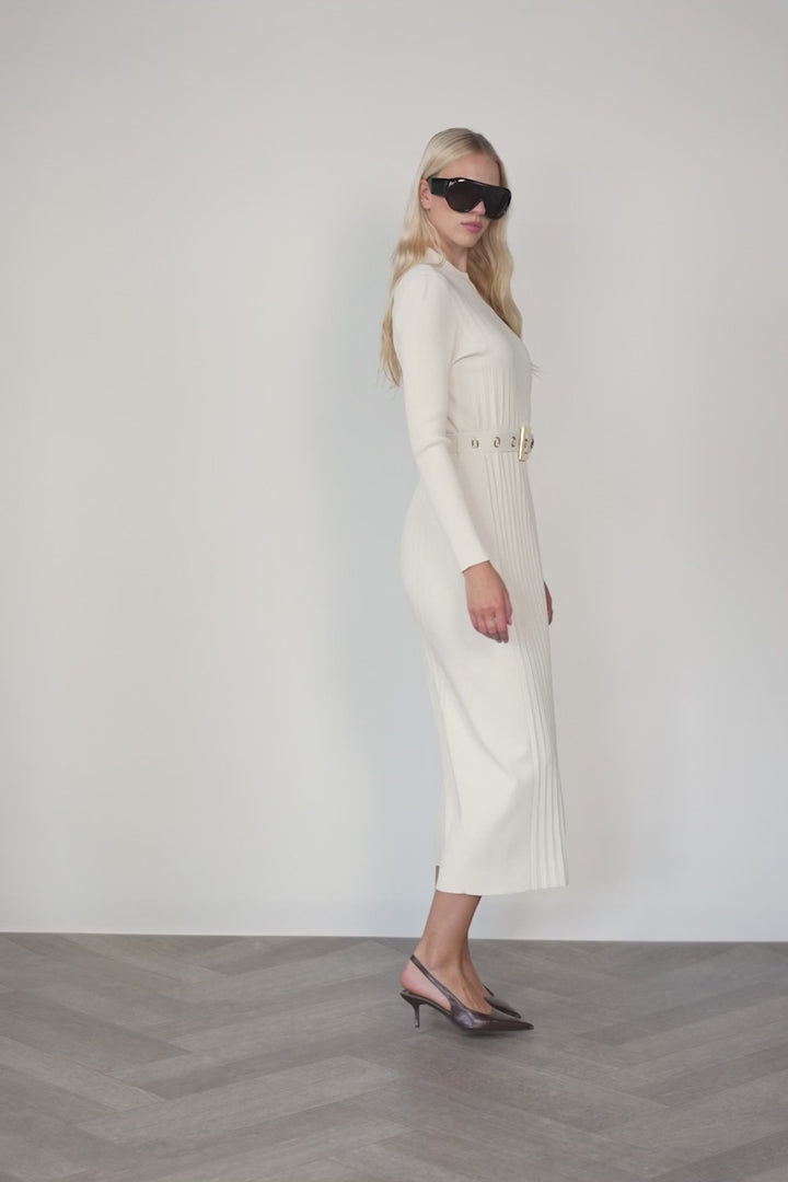 Brenta Dress, Coconut - video