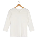 3/4 Slv-Neck Tee