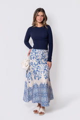 Tina Top Navy