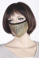 Fashion Mask Blink Gold