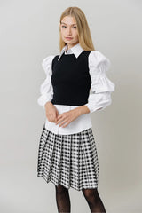 Delta Skirt Black/White 23"