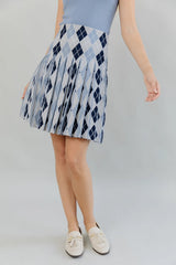 Argyle Infinity Skirt Slate