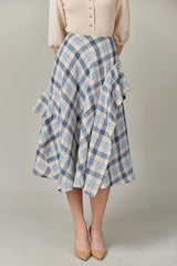 Cotton Skirt Gingham