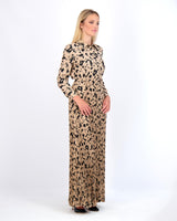 Pash Silk Pleated Maxi